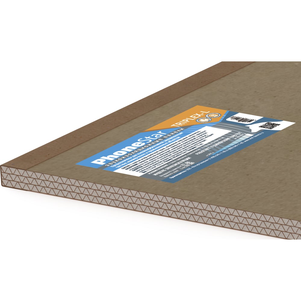 Изображение товара Звукоизоляционная панель PhoneStar Triplex (ФонСтар Триплекс) 4631152714277