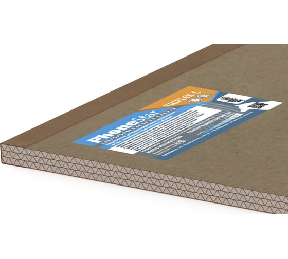 Изображение товара Звукоизоляционная панель PhoneStar Triplex (ФонСтар Триплекс) 4631152714277