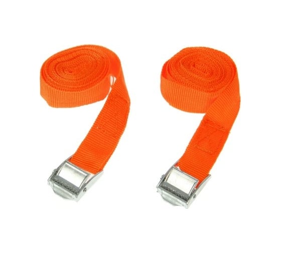 Изображение товара Ленточная стяжка груза с фиксатором Nova Bright 2,5 см х 2,5 м, в блистере, 2 шт. 39372