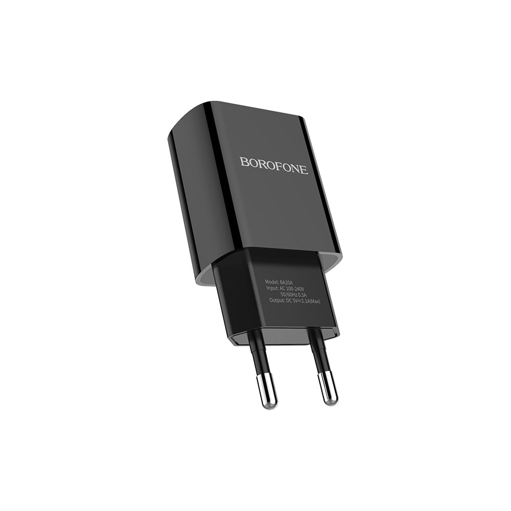Сетевое зарядное устройство Borofone сетевое зарядное устройство borofone ba49a usb 2 1 а кабель microusb 1 м чёрное