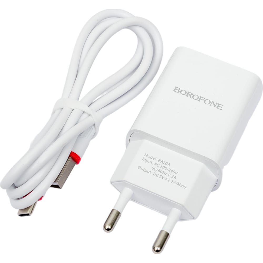 Сетевое зарядное устройство Borofone сетевое зарядное устройство mcdodo 20w mini pd fast charger белое