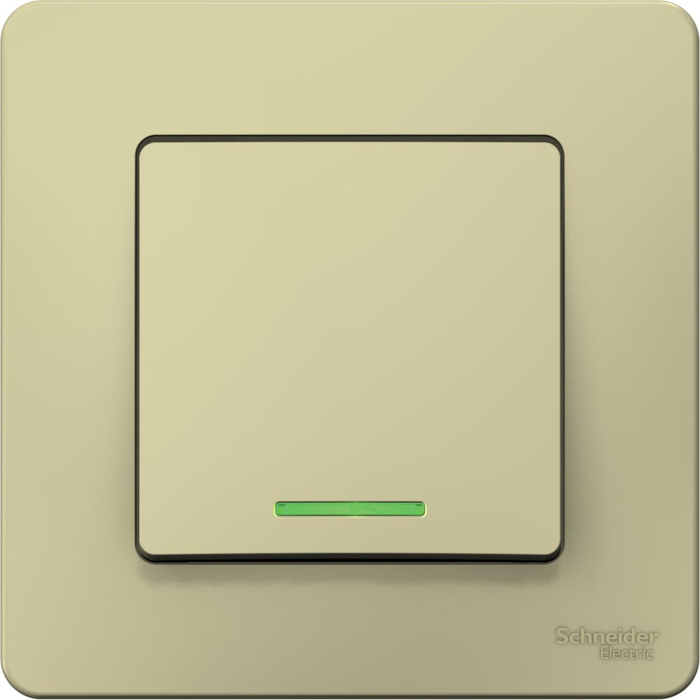 Изображение товара 1-клавишный переключатель Systeme Electric Blanca с подсветкой