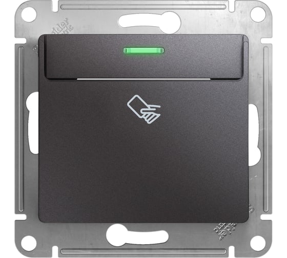 Изображение товара Карточный выключатель Systeme Electric сх.6, механический, графит GSL001369