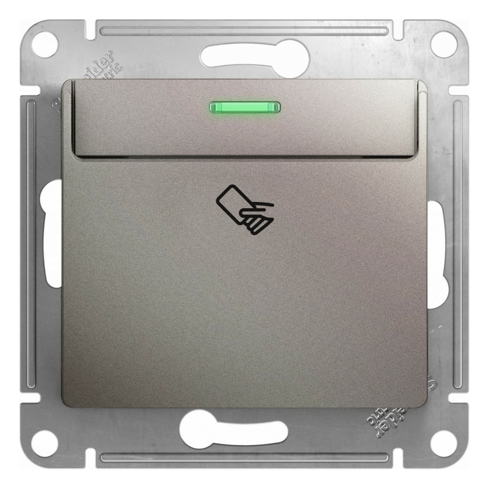 Изображение товара Выключатель карточный Systeme Electric (Schneider Electric) Glossa, 10 АХ, механизм, платина, GSL001269 Изображение товара Выключатель карточный Systeme Electric (Schneider Electric) Glossa, 10 АХ, механизм, платина, GSL001269