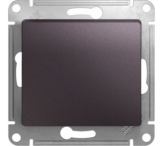 Изображение товара Механизм выключателя Systeme Electric Glossa нажимная кнопка, сх.1, 10ах, сиреневый туман GSL001415