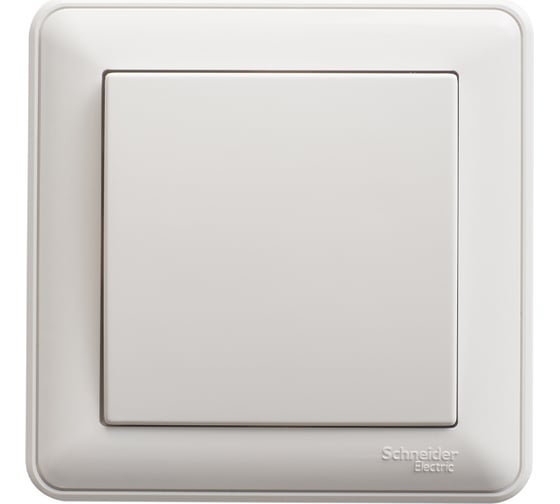 Изображение товара 1-клавишный переключатель Systeme Electric W59, 10ах, в сборе, белый VS610-156-18