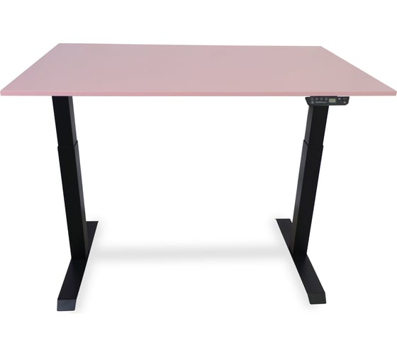Изображение товара Стол с регулируемой высотой StolStoya МОТОР UP рама черная, столешница ЛДСП, Барби, 160x80 PE211IBSLBB160
