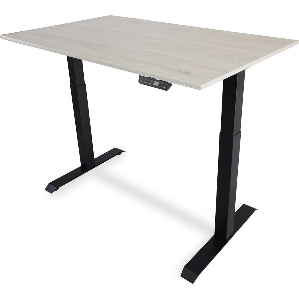 Изображение товара Стол с регулируемой высотой StolStoya МОТОР UP черный Пальмира 145x80 ЛДСП