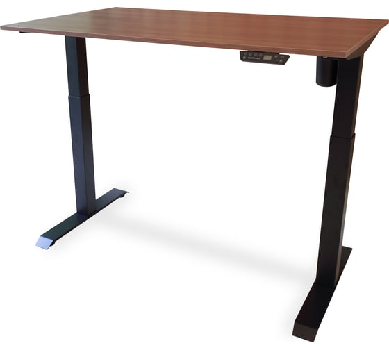 Изображение товара Стол с регулируемой высотой StolStoya МОТОР UP рама черная, столешница ЛДСП, Орех Сопрано, 125x75 PE211IBSLO125