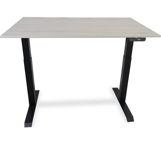 Изображение товара Стол с регулируемой высотой StolStoya МОТОР UP рама черная, столешница ЛДСП, Пальмира, 125x75 PE211IBSLP125