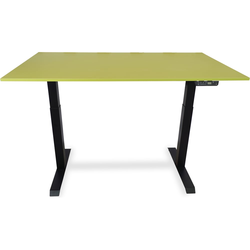 Изображение товара Стол с регулируемой высотой StolStoya МОТОР UP рама черная, столешница ЛДСП 130x60