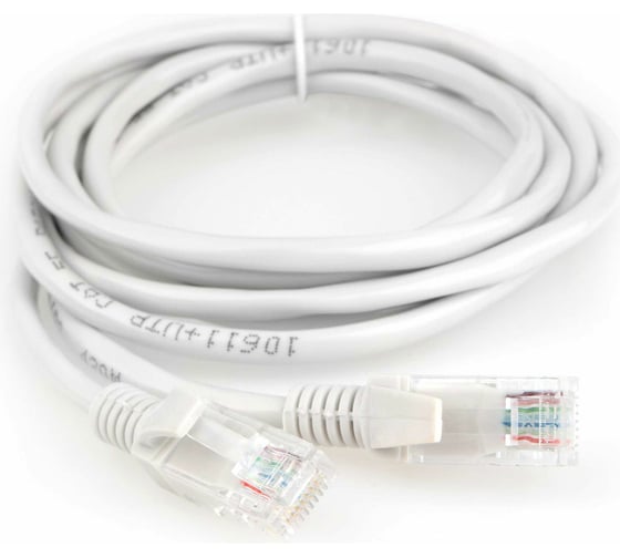 Изображение товара Патч-корд Гарнизон CCA light UTP кат.5e, 2м, литой, многожильный (серый), PC-UTP-5e-2