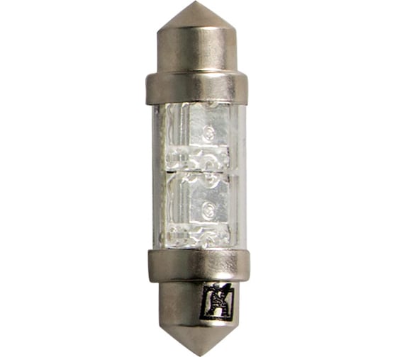 Изображение товара Светодиодная лампа KRAFT C10W (SV8,5) 11x31 white 2 LEDs, уп-ка 10 шт. KT 700091