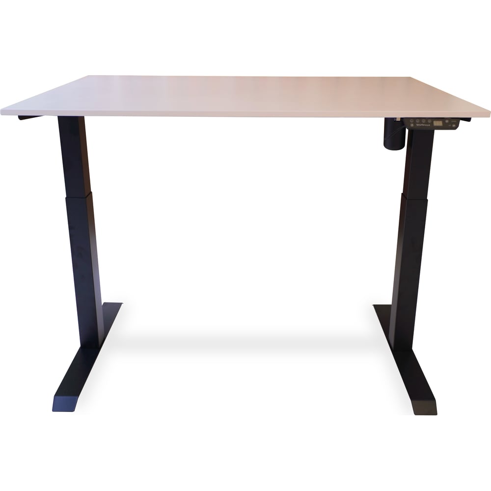 Изображение товара Стол с регулируемой высотой StolStoya МОТОР UP черный и белый 160x80 см