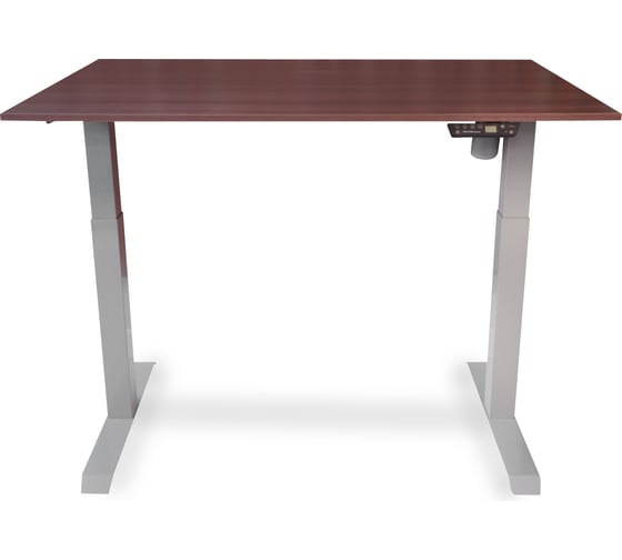 Изображение товара Стол с регулируемой высотой StolStoya МОТОР UP рама серая, столешница ЛДСП, Орех Сопрано, 125x75 PE211ISSLO125