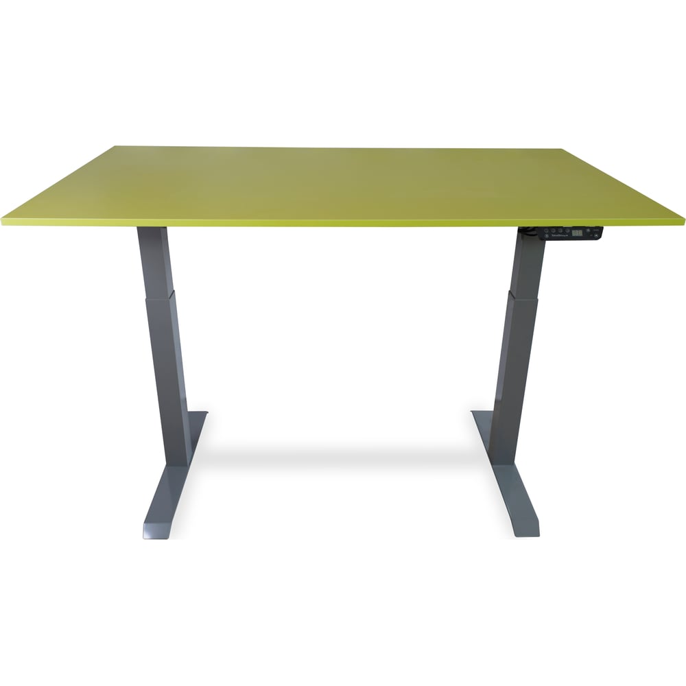 Изображение товара Стол с регулируемой высотой StolStoya МОТОР UP серый с ЛДСП Лайм 160x80