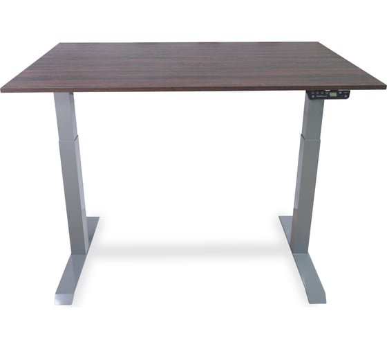 Изображение товара Стол с регулируемой высотой StolStoya МОТОР UP рама серая, столешница ЛДСП, Дуб Милано, 125x75 PE211ISSLDM125
