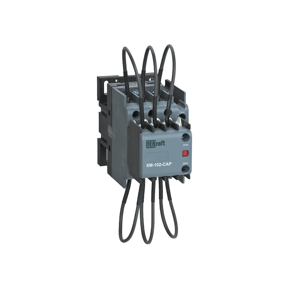 Изображение товара Контактор DEKraft KM-102-CAP 12 кварт 110 В 3P