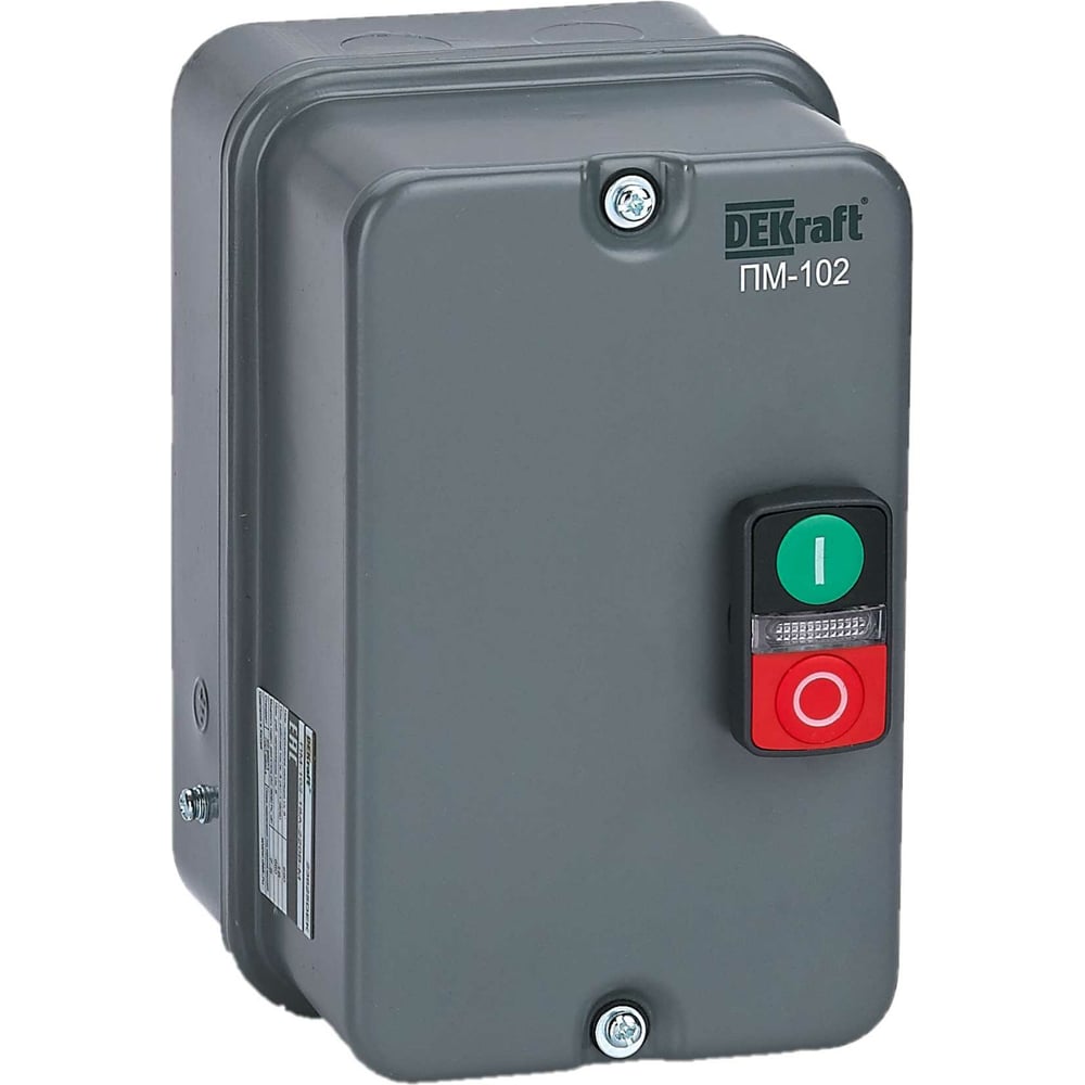 Изображение товара Электромагнитный пускатель DEKraft 12А для монтажа на плату