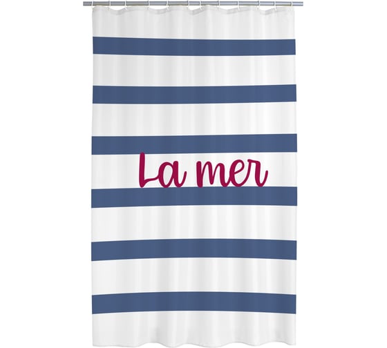 Изображение товара Штора для ванных комнат RIDDER La Mer цветной 180x200 4110300