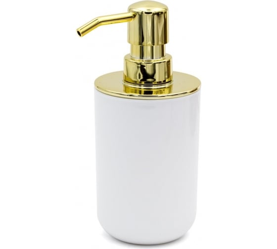Изображение товара Дозатор для жидкого мыла RIDDER Alba белый/золото 2015541