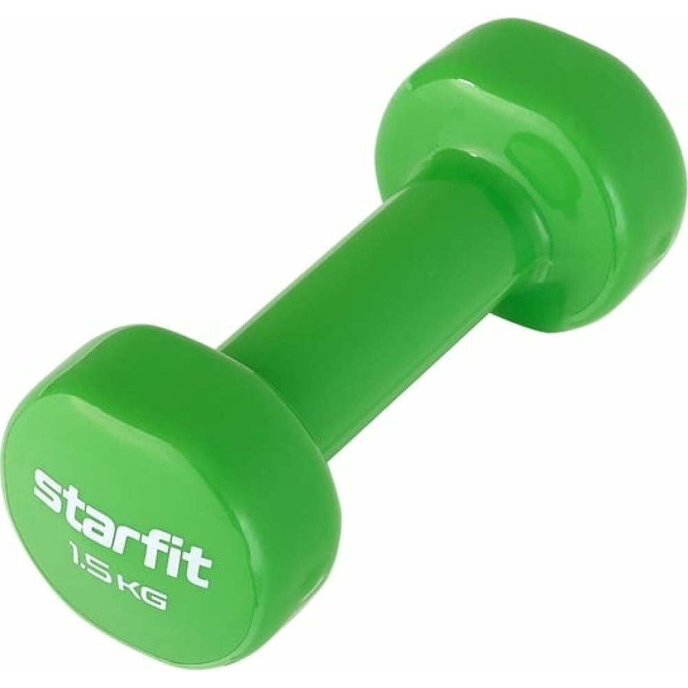 Виниловая гантель Starfit гантель original fittools ft vwb 2 3 кг зеленый
