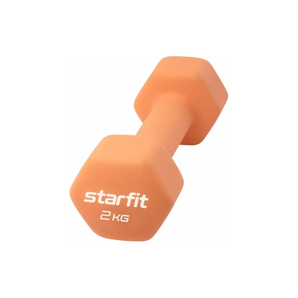 Неопреновая гантель Starfit виниловая гантель starfit