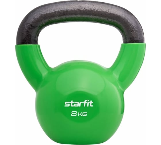 Изображение товара Виниловая гиря Starfit DB-401 8 кг, зеленый УТ-00018837