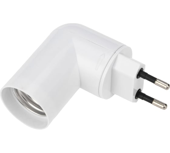 Изображение товара Цокольный светильник в розетку REXANT Е27 с выключателем 11-8881