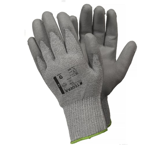 Изображение товара Перчатки для защиты от порезов TEGERA 991 полиуретан, обливка области ладони, размер 11 991-11