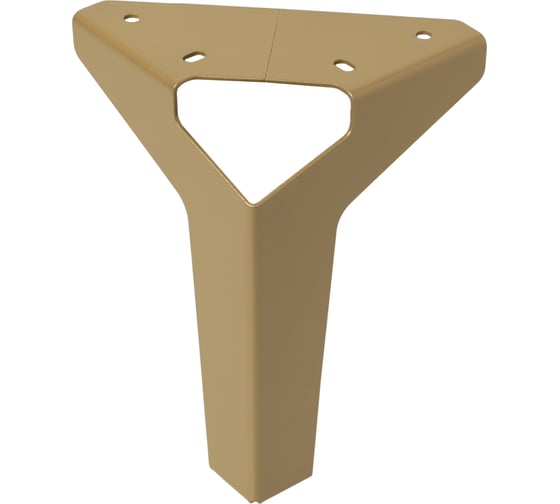 Изображение товара Регулируемая опора для мебели JET 026 H-150 мм, сталь, золотой металлик F026S.150GL99