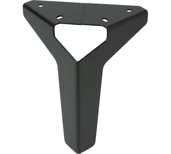 Изображение товара Регулируемая опора для мебели JET 026 H-150 мм, сталь, чёрный матовый F026S.150BM99