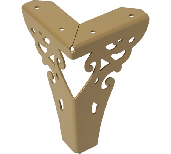 Изображение товара Нерегулируемая опора для мебели JET 035 H-150 мм, сталь, золотой металлик F035S.150GL99