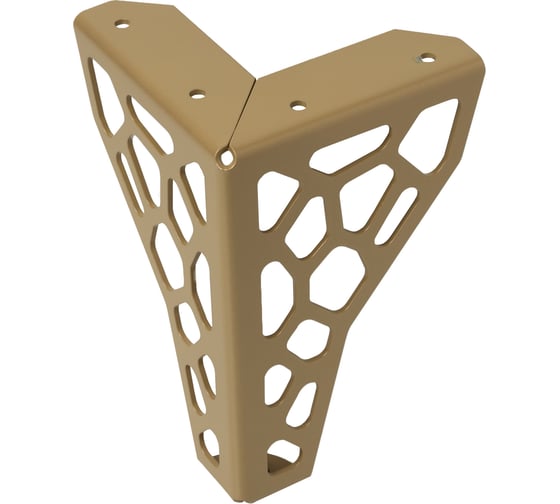 Изображение товара Нерегулируемая опора для мебели JET 036 H-150 мм, сталь, золотой металлик F036S.150GL99