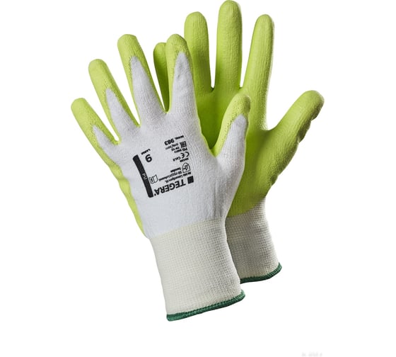 Изображение товара Перчатки для защиты от порезов TEGERA 983 полиуретан, обливка области ладони, размер 10 983-10