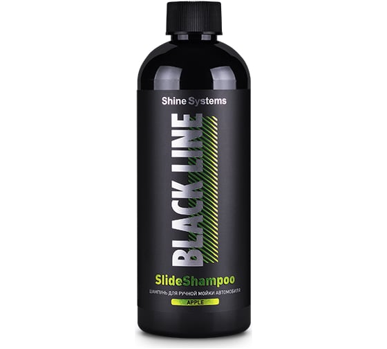 Изображение товара Шампунь для ручной мойки автомобиля Shine systems BL SlideShampoo Apple, 400 мл SSBL988