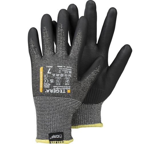 Изображение товара Жаропрочные перчатки TEGERA 450, защита от порезов C, покрытие ладони из нитриловой пенорезины, р. 8 450-8