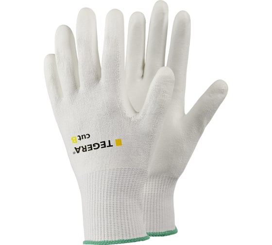 Изображение товара Противопорезные перчатки TEGERA 432 нейлон, спандекс, ПУ покрытие ладони с гладкой фактурой, р. 7 432-7