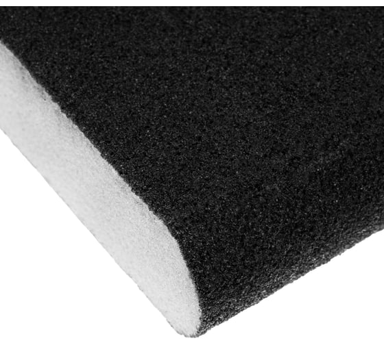 Изображение товара Губка для шлифования 100x70x25 мм, овал, средняя жесткость, Р100 СИБРТЕХ 757387