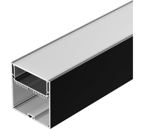 Изображение товара Профиль с экраном Arlight SL-LINE-7477-2500 BLACK+OPAL 0 27991 027991