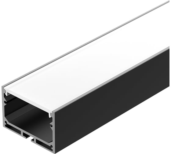 Изображение товара Профиль с экраном Arlight SL-LINE-4932-2500 BLACK+OPAL 0 27988 027988