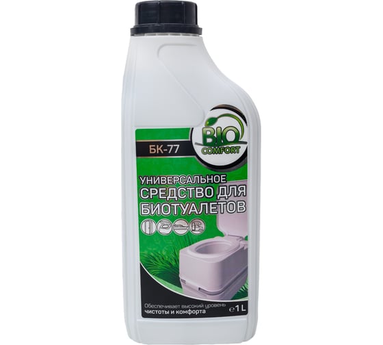 Изображение товара Универсальное средство для биотуалетов БК 77 1 л Биосептик БК-77
