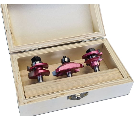 Изображение товара Набор из 3-х фрез для филёнок PROCUT 409844P