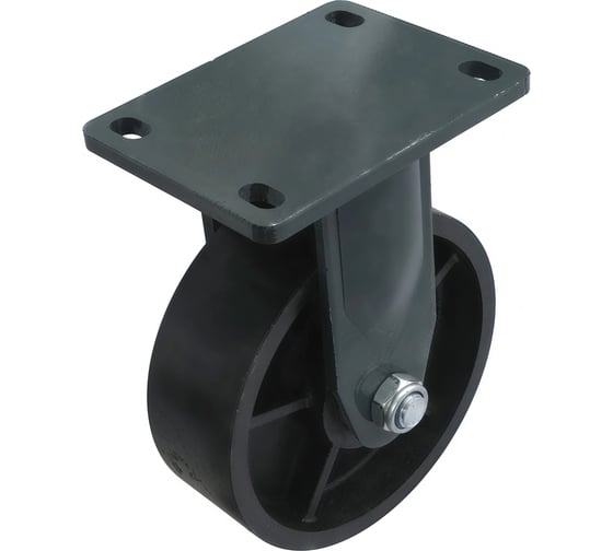 Изображение товара Колесо сверхбольшегрузное стальное неповоротное без резины FHs80 200 мм, 2000 кг А5 1007641