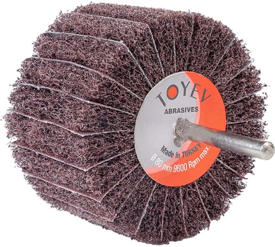 Изображение товара Комбинированная шлифовальная щетка на шпинделе Toyev SKM 80x50x6 A/C+P80 005566