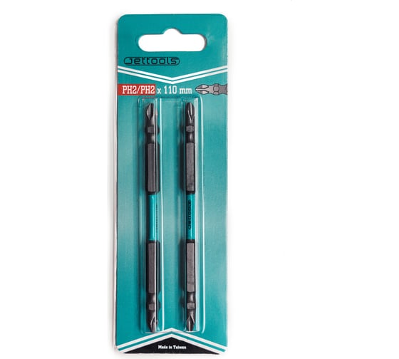 Изображение товара Насадки двусторонние магнитные PH2хPH2, 110 мм, 2 шт JETTOOLS W2-21-011022-2