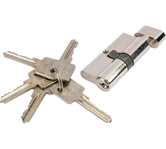 Изображение товара Цилиндр с вертушкой СК хром, 65 мм 5165 RF