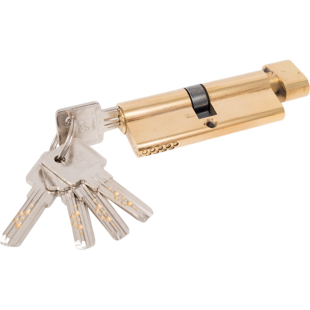 Изображение товара Цилиндр с вертушкой СК 10 пин, 80 мм, 5 ключей