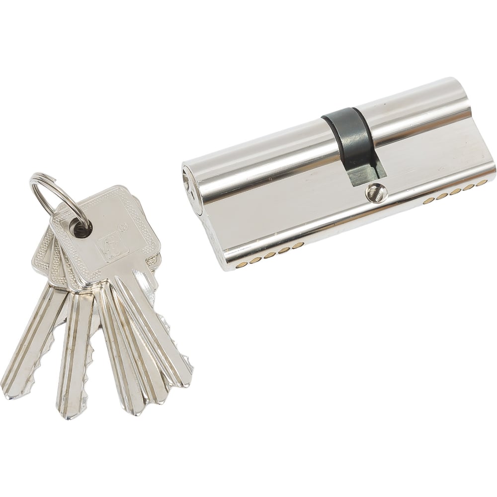 Изображение товара Цилиндр СК хром 80 мм для замков дверей