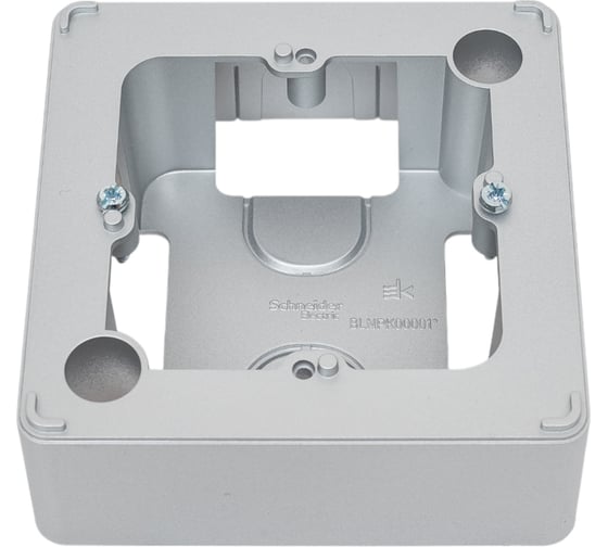 Изображение товара Подъемная коробка Systeme Electric Blanca с/у с возможностью соедин. нескольких коробок, алюминий BLNPK000013